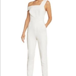 BCBG Maxamaria white jumpsuit